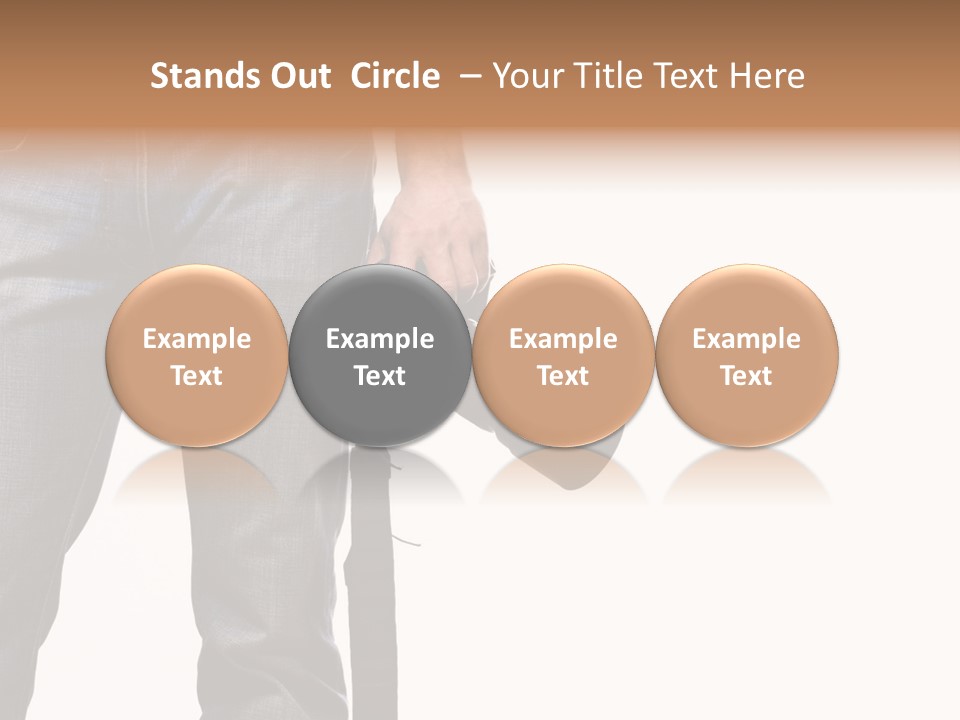 Detail Of Photographer Isolated On White Background PowerPoint Template