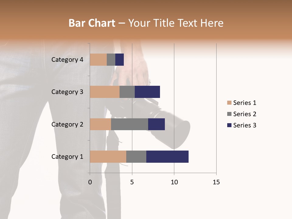 Detail Of Photographer Isolated On White Background PowerPoint Template