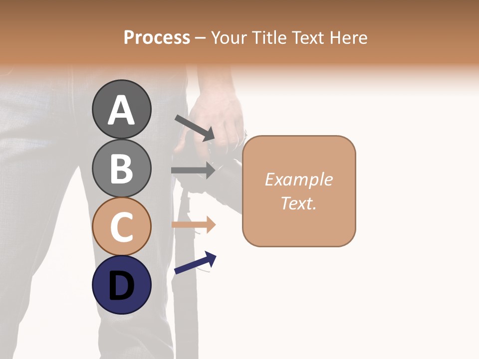 Detail Of Photographer Isolated On White Background PowerPoint Template