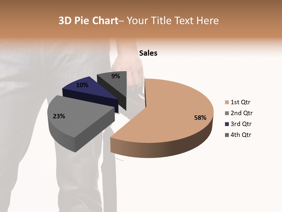 Detail Of Photographer Isolated On White Background PowerPoint Template