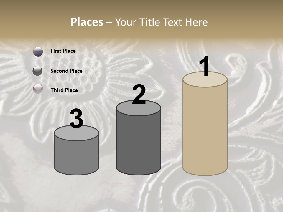 Background Of A Flower PowerPoint Template