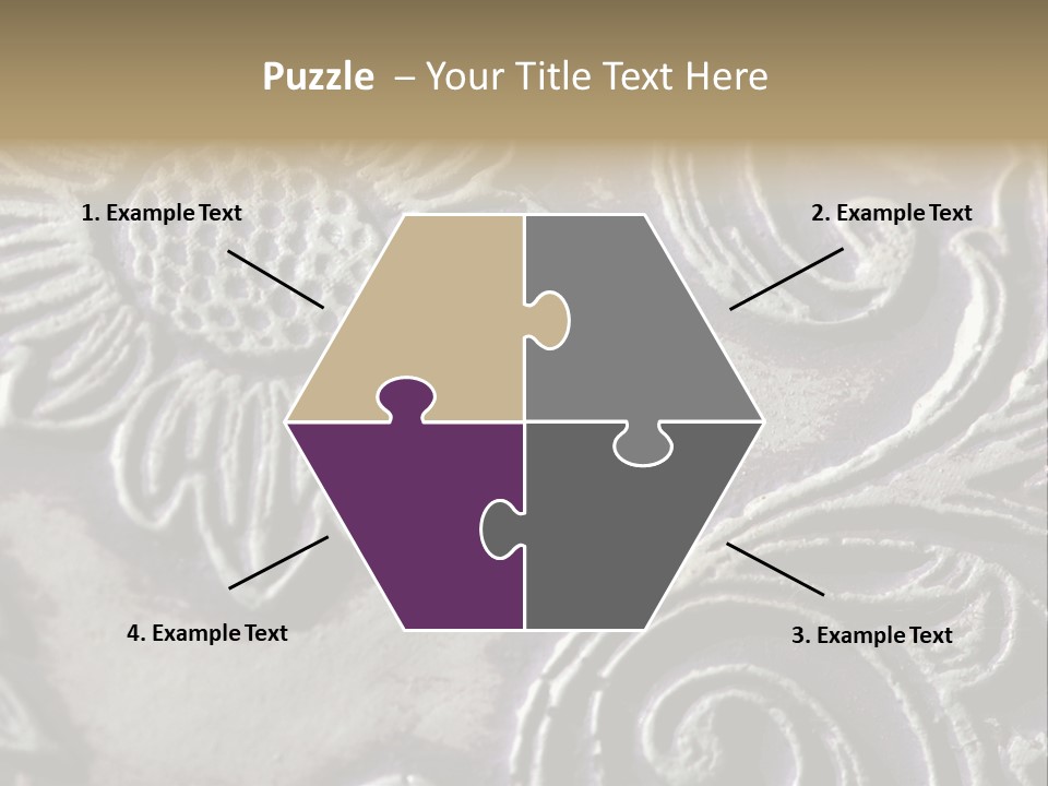 Background Of A Flower PowerPoint Template