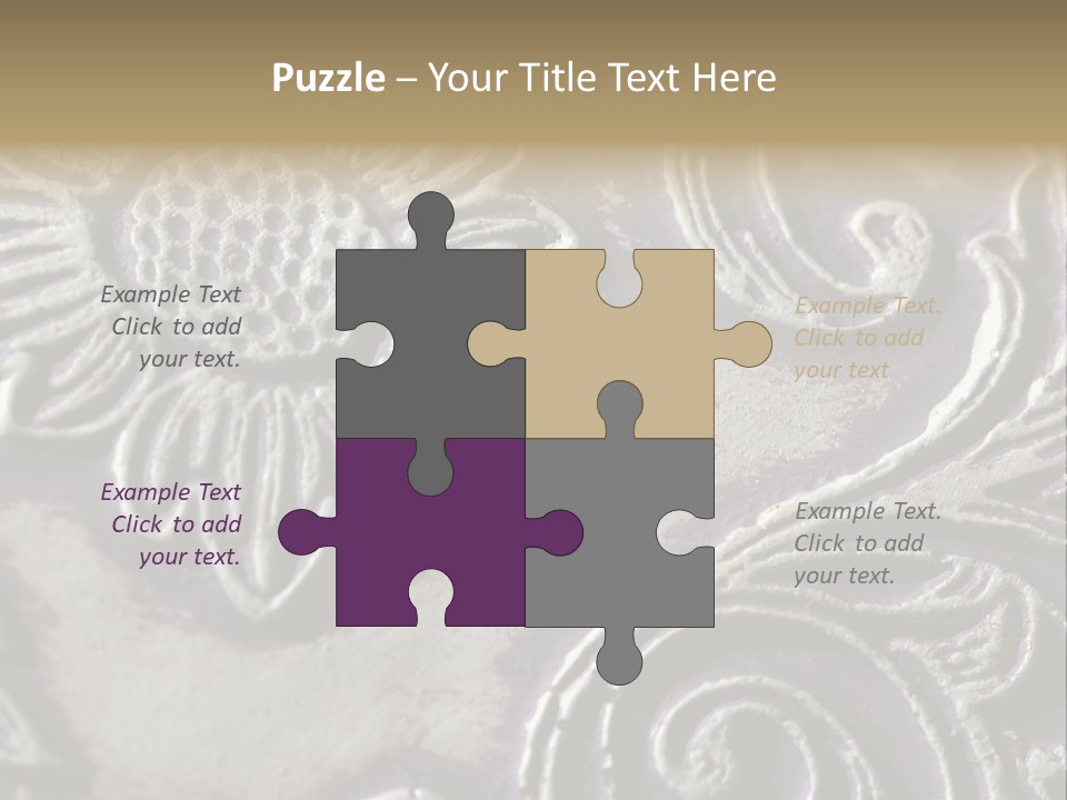 Background Of A Flower PowerPoint Template