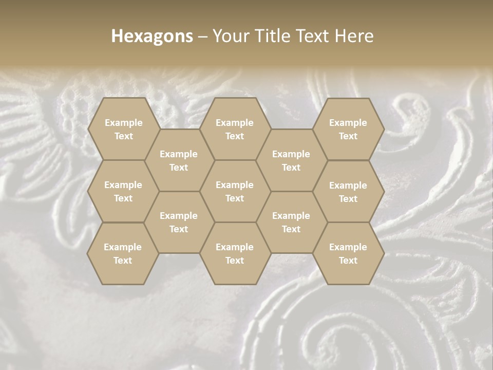 Background Of A Flower PowerPoint Template