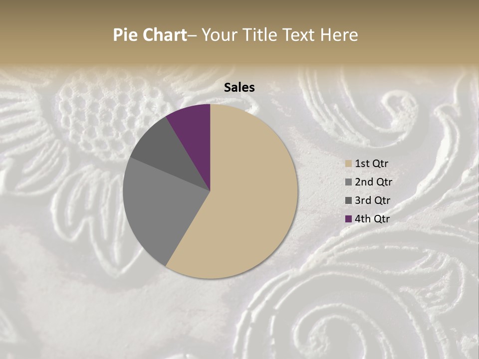 Background Of A Flower PowerPoint Template