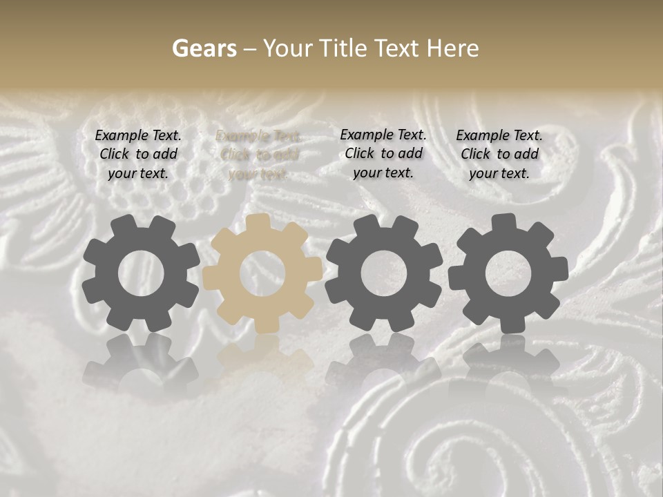 Background Of A Flower PowerPoint Template