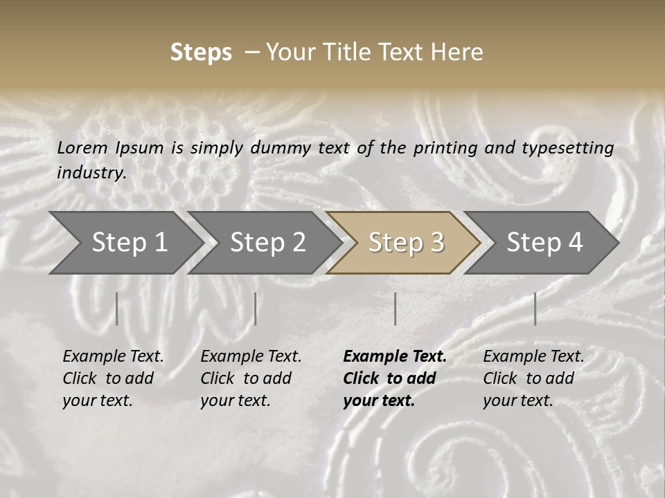 Background Of A Flower PowerPoint Template