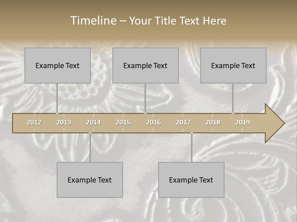 Background Of A Flower PowerPoint Template