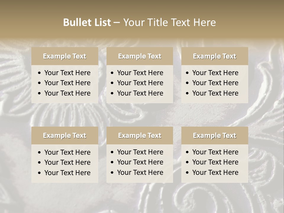 Background Of A Flower PowerPoint Template