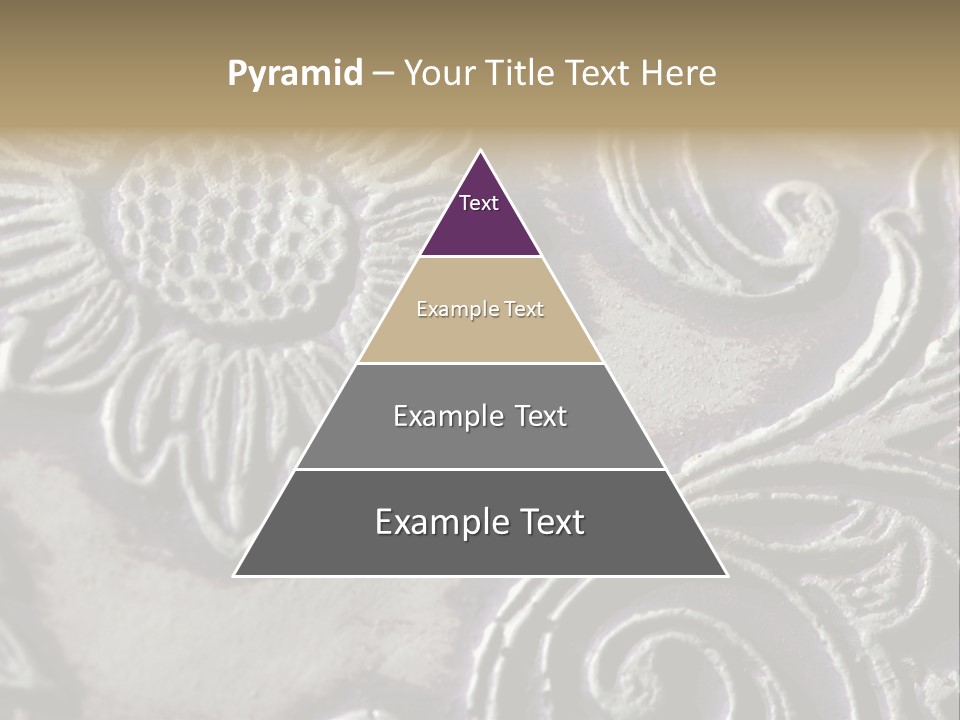 Background Of A Flower PowerPoint Template