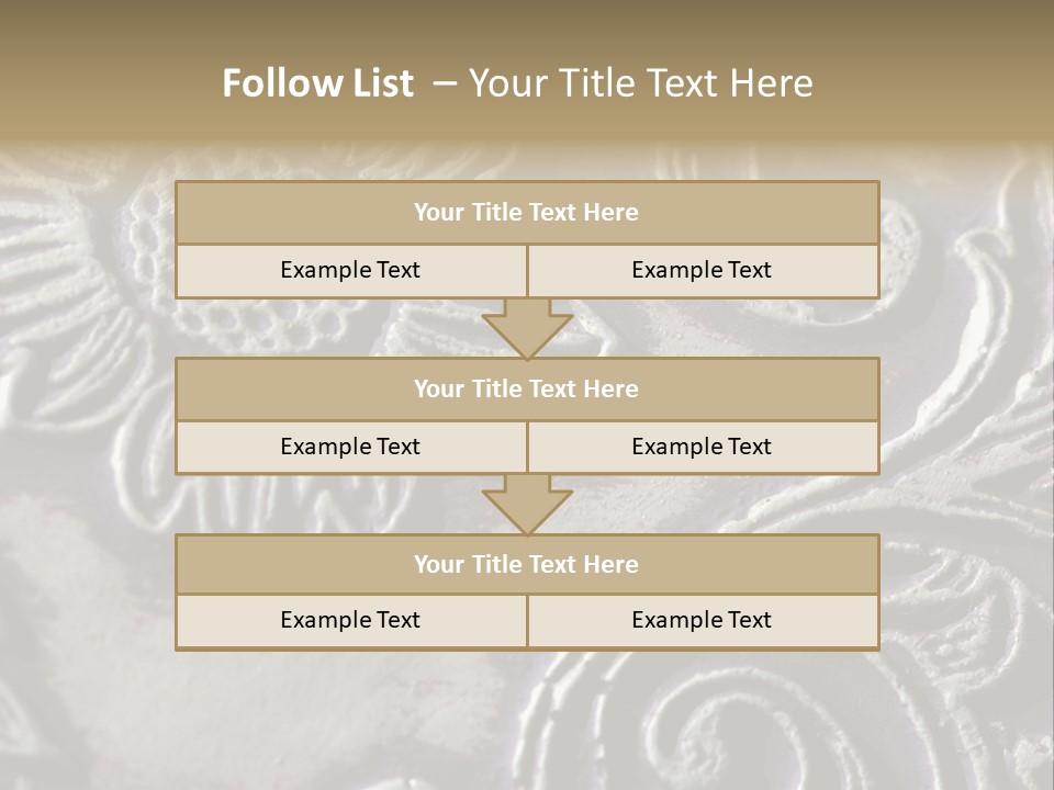 Background Of A Flower PowerPoint Template