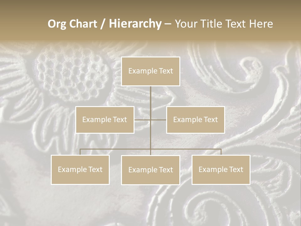 Background Of A Flower PowerPoint Template