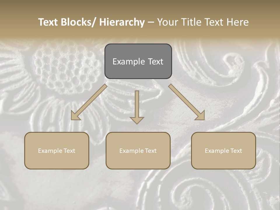 Background Of A Flower PowerPoint Template