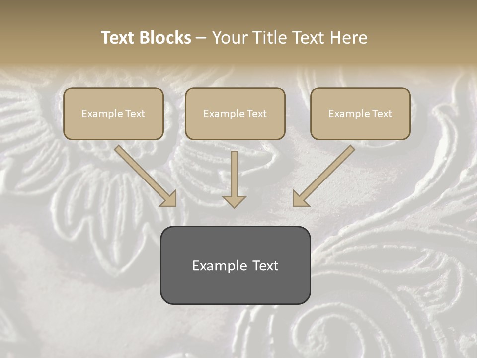 Background Of A Flower PowerPoint Template