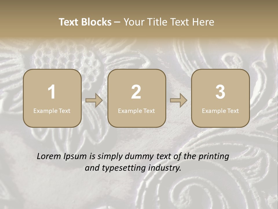 Background Of A Flower PowerPoint Template