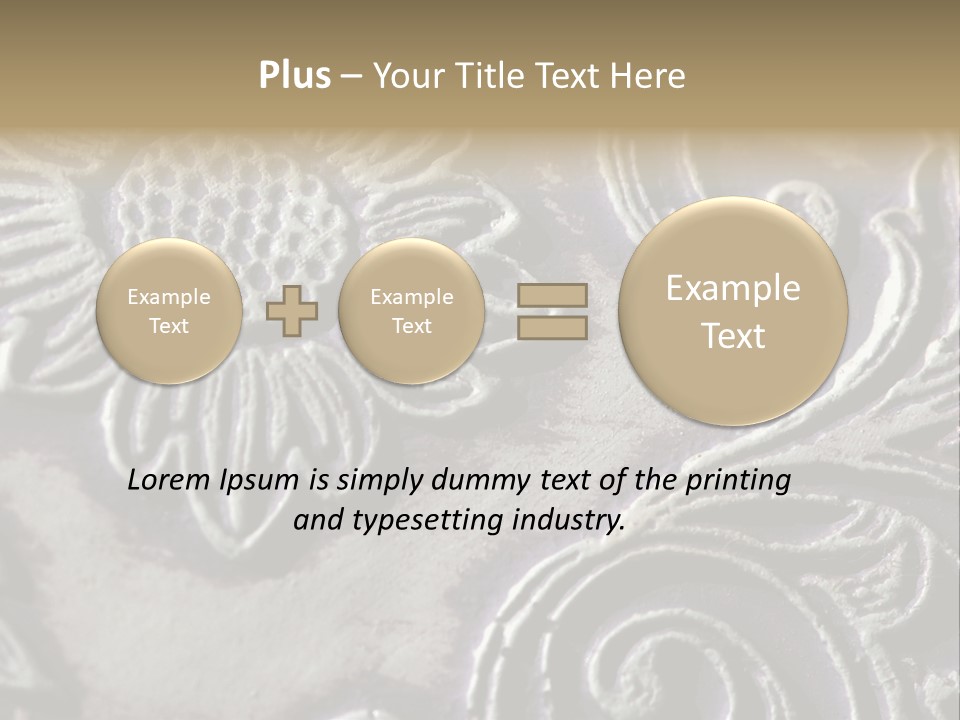 Background Of A Flower PowerPoint Template