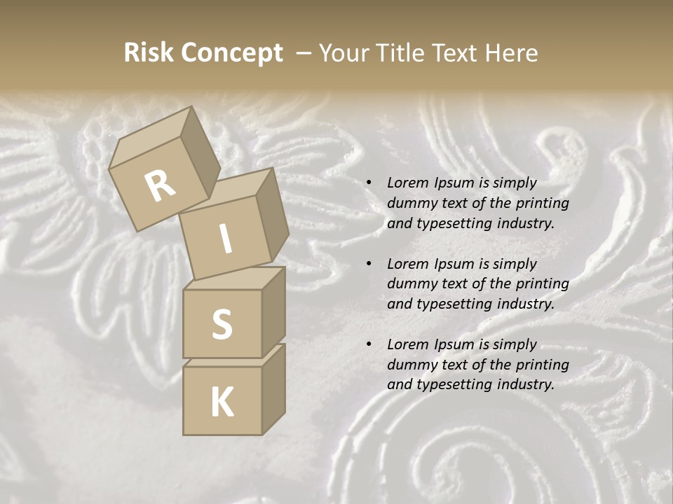 Background Of A Flower PowerPoint Template