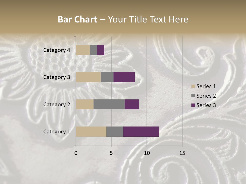 Background Of A Flower PowerPoint Template