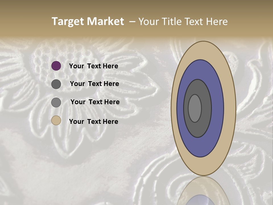 Background Of A Flower PowerPoint Template