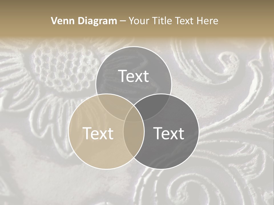 Background Of A Flower PowerPoint Template