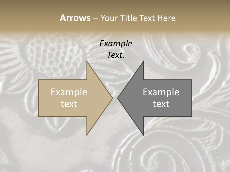 Background Of A Flower PowerPoint Template