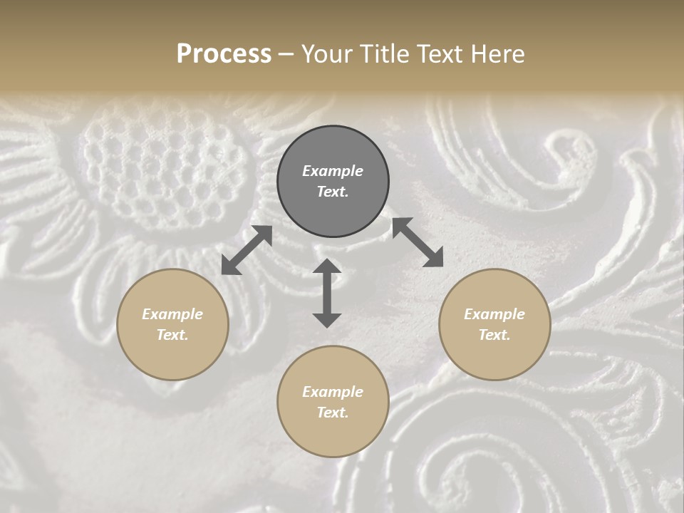 Background Of A Flower PowerPoint Template