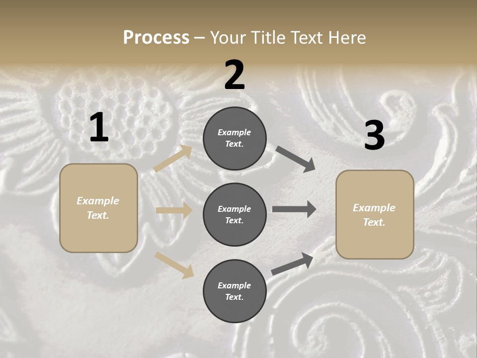 Background Of A Flower PowerPoint Template