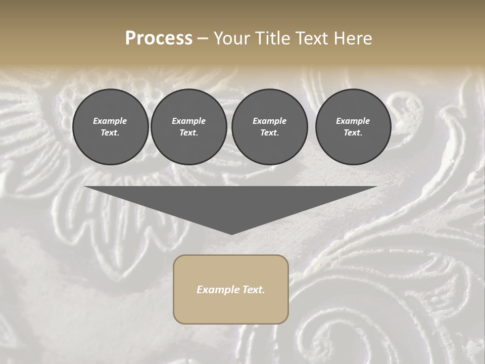 Background Of A Flower PowerPoint Template