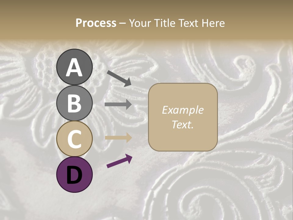 Background Of A Flower PowerPoint Template
