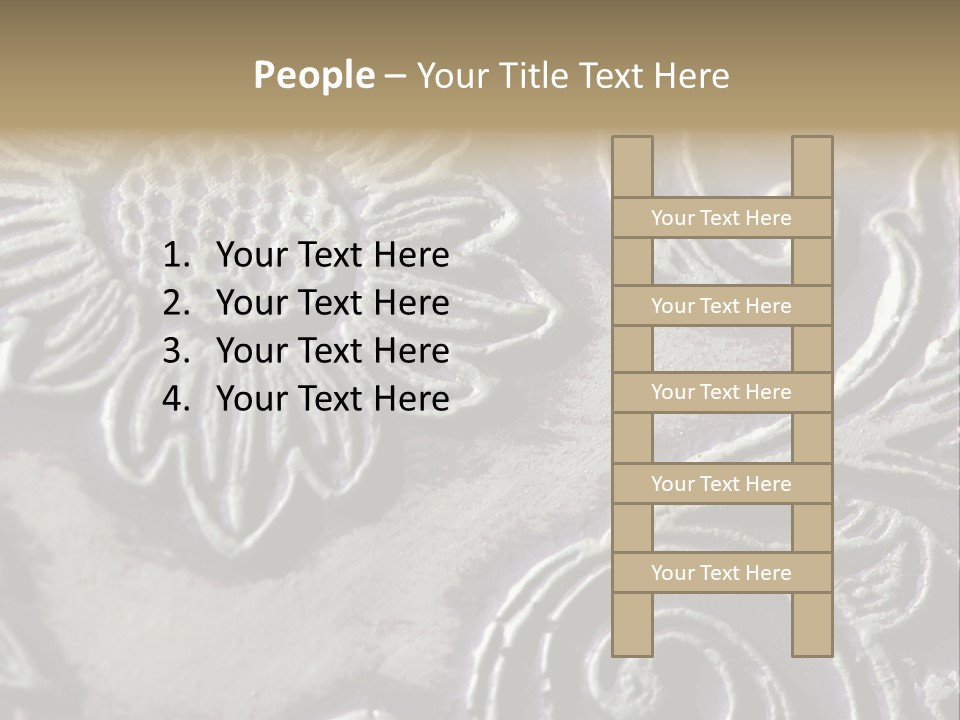 Background Of A Flower PowerPoint Template