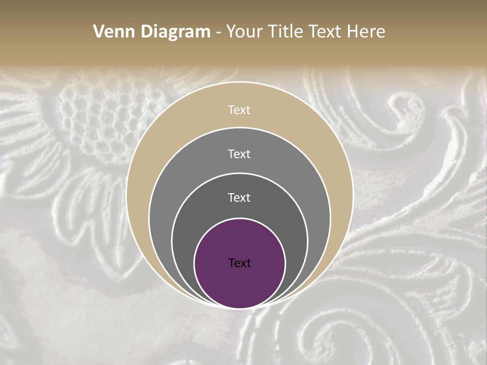 Background Of A Flower PowerPoint Template