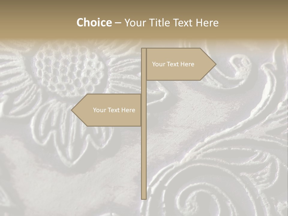 Background Of A Flower PowerPoint Template