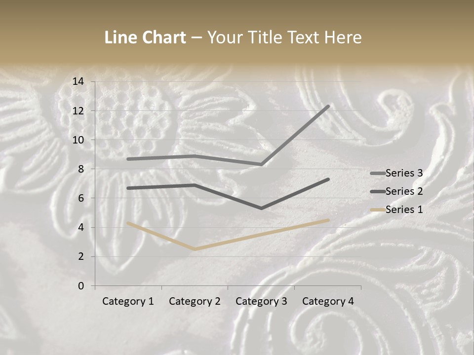 Background Of A Flower PowerPoint Template