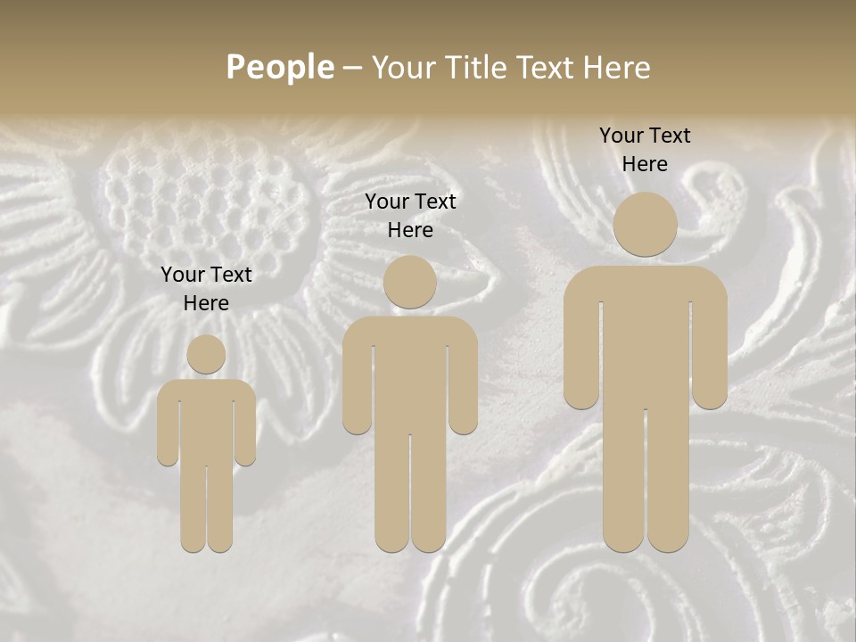 Background Of A Flower PowerPoint Template