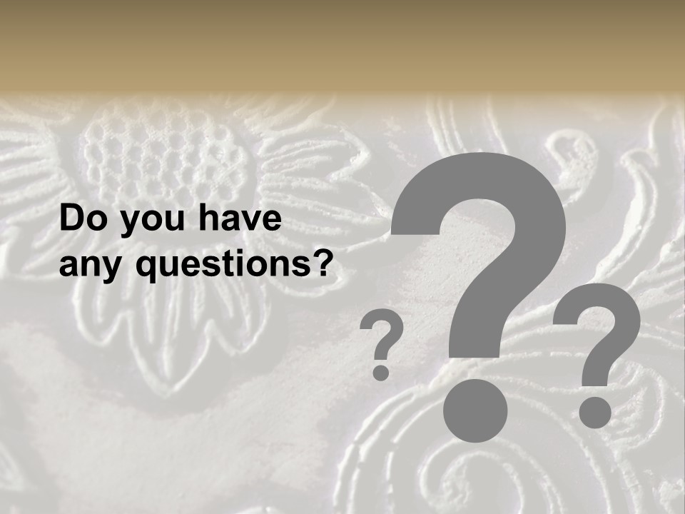 Background Of A Flower PowerPoint Template