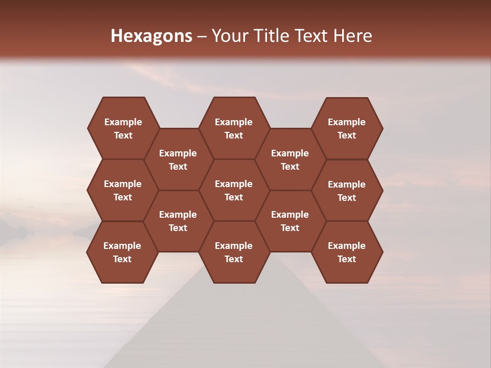 Long Pier. Sunset On The Tropical Beach. Siam Bay. Province Trat. Koh Mak Island. Kingdom Thailand PowerPoint Template