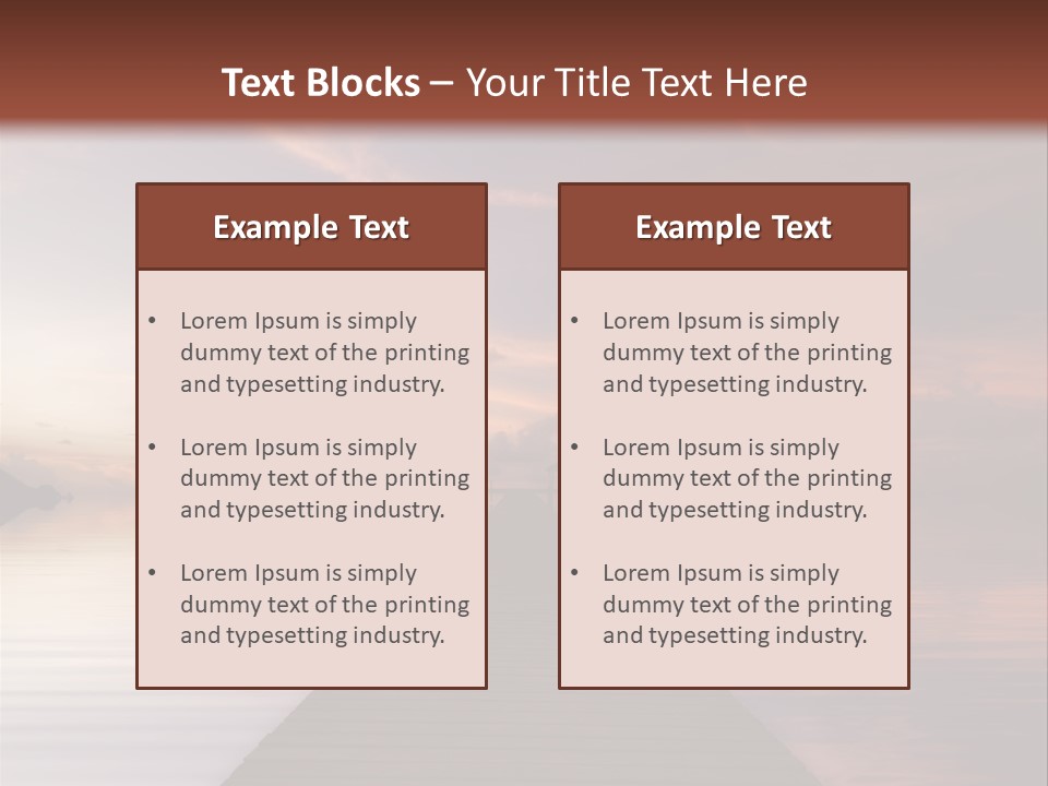 Long Pier. Sunset On The Tropical Beach. Siam Bay. Province Trat. Koh Mak Island. Kingdom Thailand PowerPoint Template