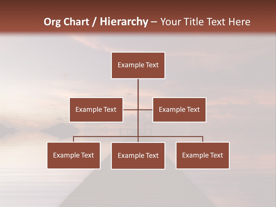 Long Pier. Sunset On The Tropical Beach. Siam Bay. Province Trat. Koh Mak Island. Kingdom Thailand PowerPoint Template
