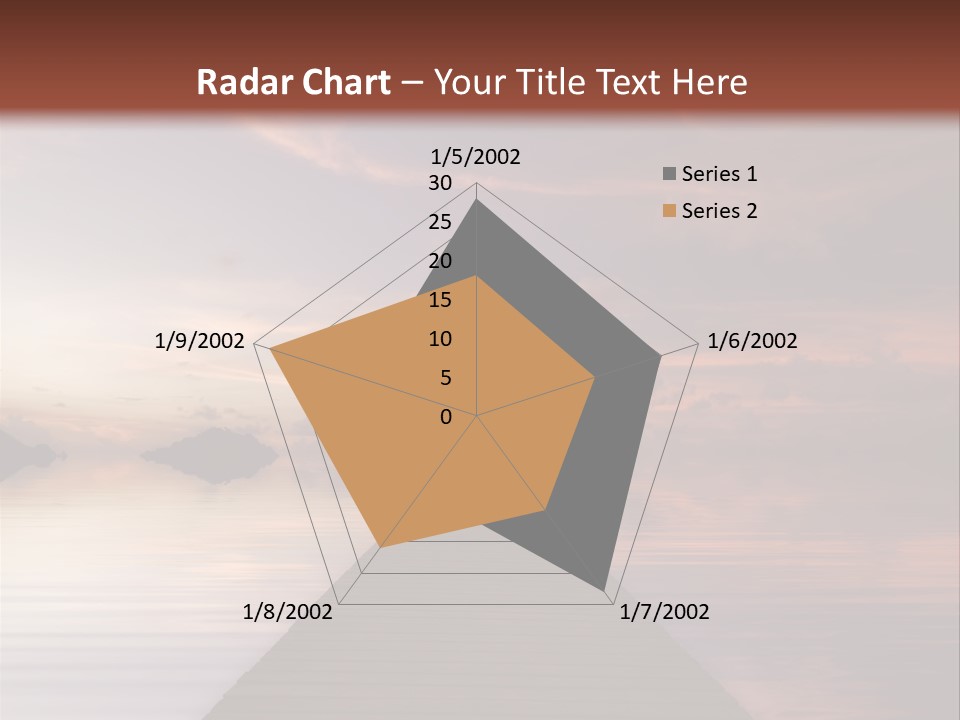 Long Pier. Sunset On The Tropical Beach. Siam Bay. Province Trat. Koh Mak Island. Kingdom Thailand PowerPoint Template