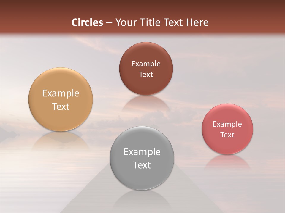 Long Pier. Sunset On The Tropical Beach. Siam Bay. Province Trat. Koh Mak Island. Kingdom Thailand PowerPoint Template