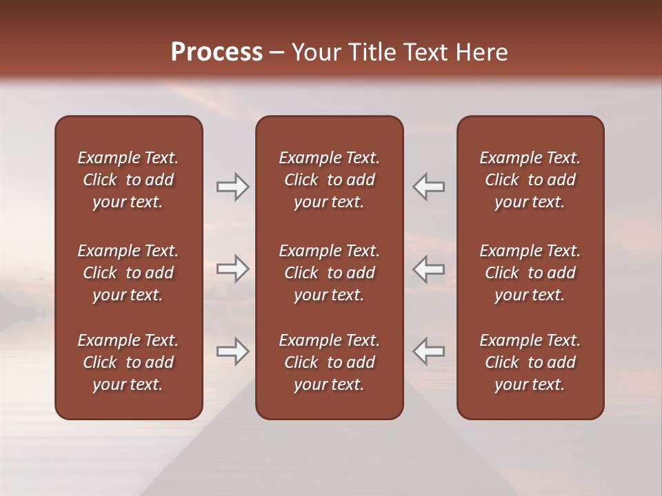 Long Pier. Sunset On The Tropical Beach. Siam Bay. Province Trat. Koh Mak Island. Kingdom Thailand PowerPoint Template