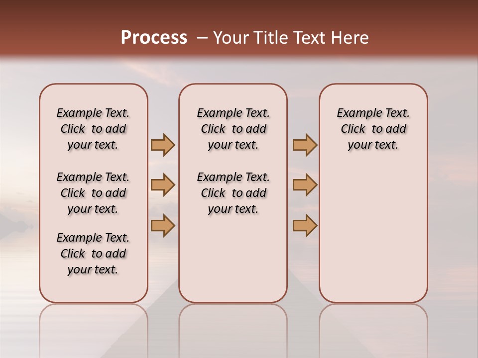 Long Pier. Sunset On The Tropical Beach. Siam Bay. Province Trat. Koh Mak Island. Kingdom Thailand PowerPoint Template