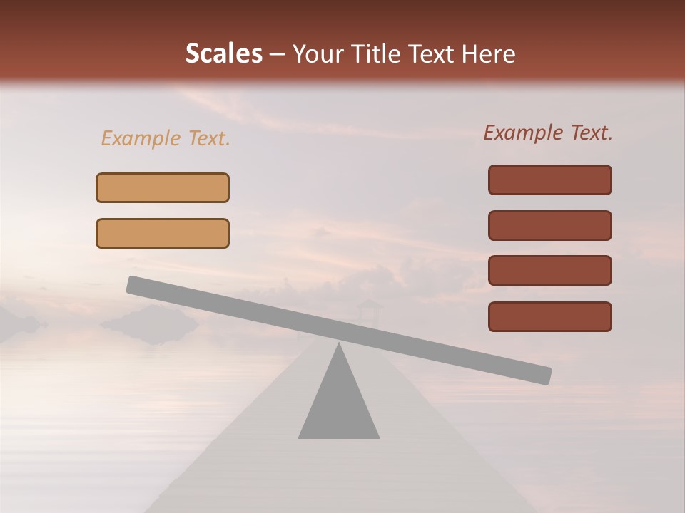 Long Pier. Sunset On The Tropical Beach. Siam Bay. Province Trat. Koh Mak Island. Kingdom Thailand PowerPoint Template