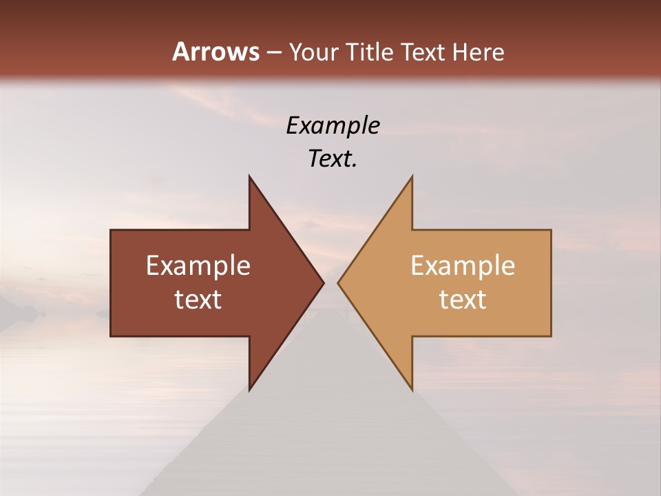 Long Pier. Sunset On The Tropical Beach. Siam Bay. Province Trat. Koh Mak Island. Kingdom Thailand PowerPoint Template