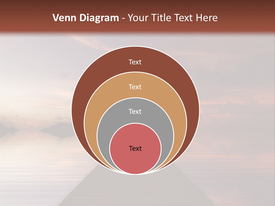 Long Pier. Sunset On The Tropical Beach. Siam Bay. Province Trat. Koh Mak Island. Kingdom Thailand PowerPoint Template