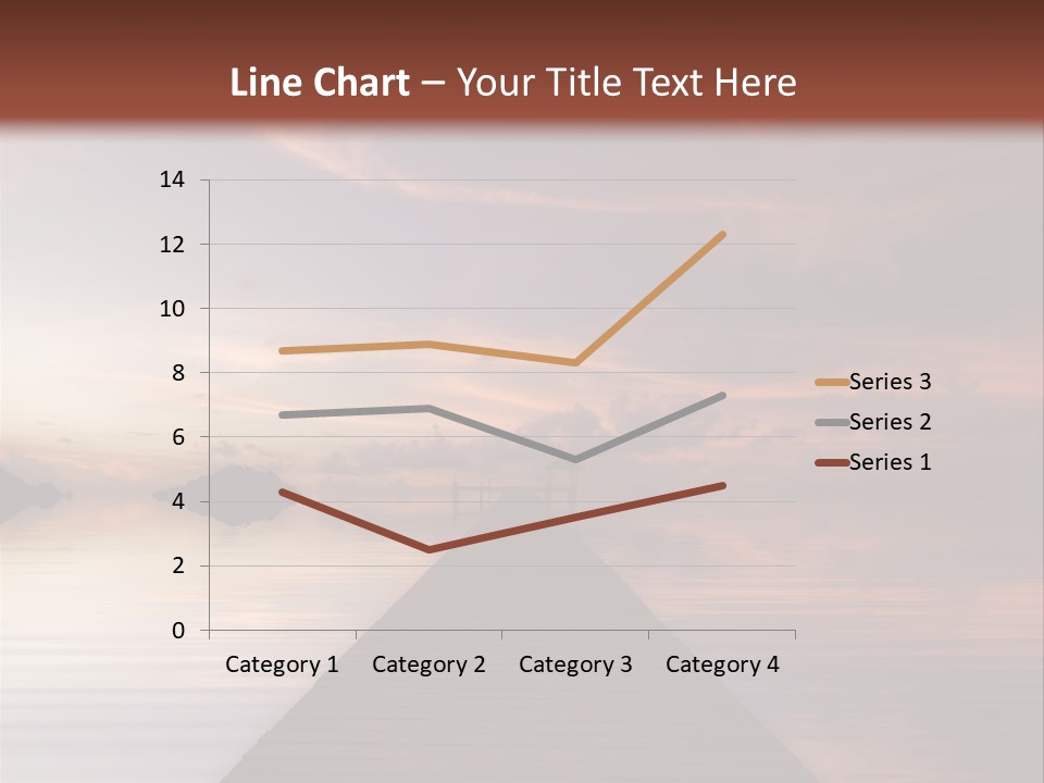Long Pier. Sunset On The Tropical Beach. Siam Bay. Province Trat. Koh Mak Island. Kingdom Thailand PowerPoint Template