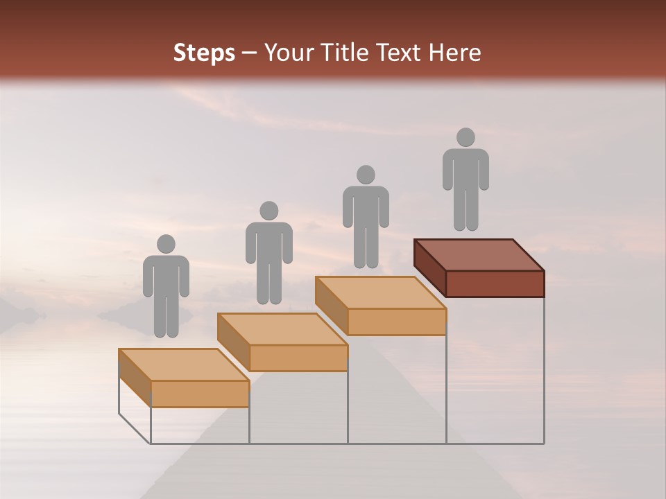 Long Pier. Sunset On The Tropical Beach. Siam Bay. Province Trat. Koh Mak Island. Kingdom Thailand PowerPoint Template