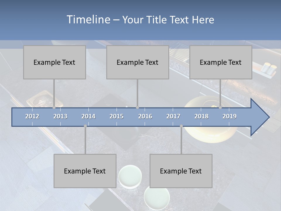 Luxury Modern Open-Plan Designer Kitchen (3D Render) PowerPoint Template