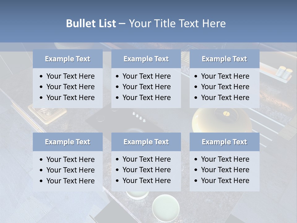 Luxury Modern Open-Plan Designer Kitchen (3D Render) PowerPoint Template