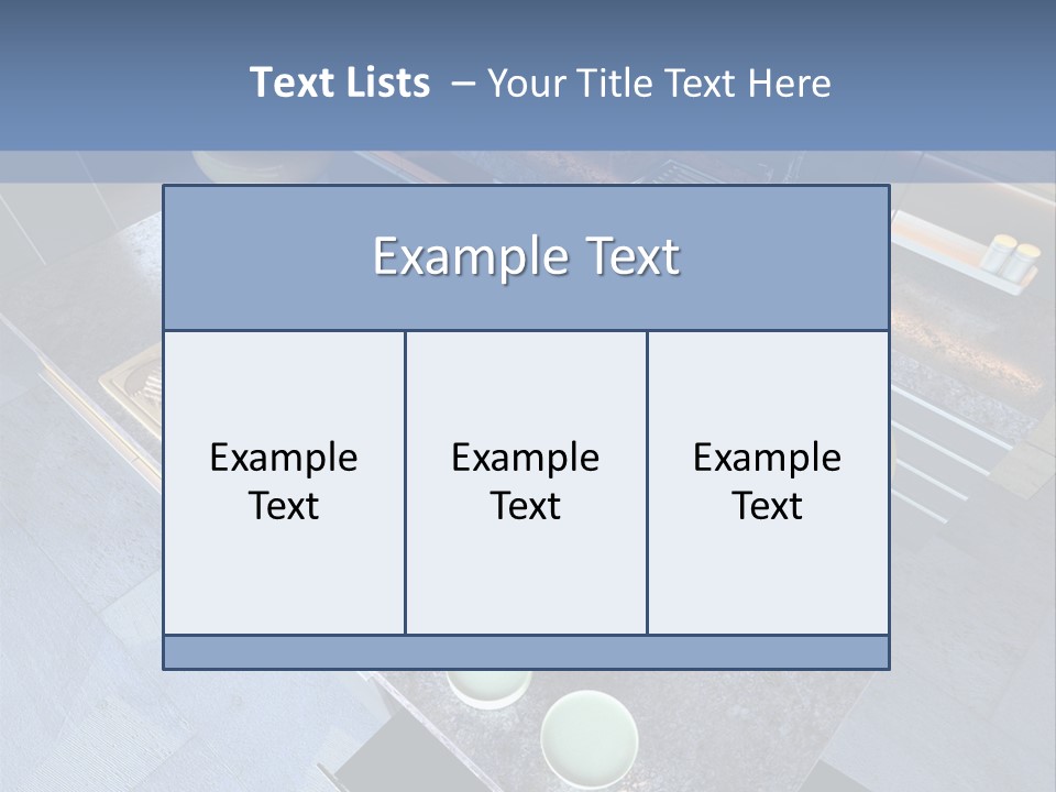 Luxury Modern Open-Plan Designer Kitchen (3D Render) PowerPoint Template